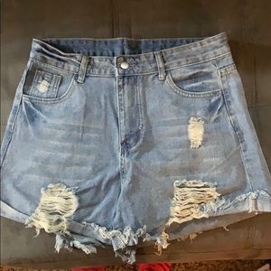 Jean shorts